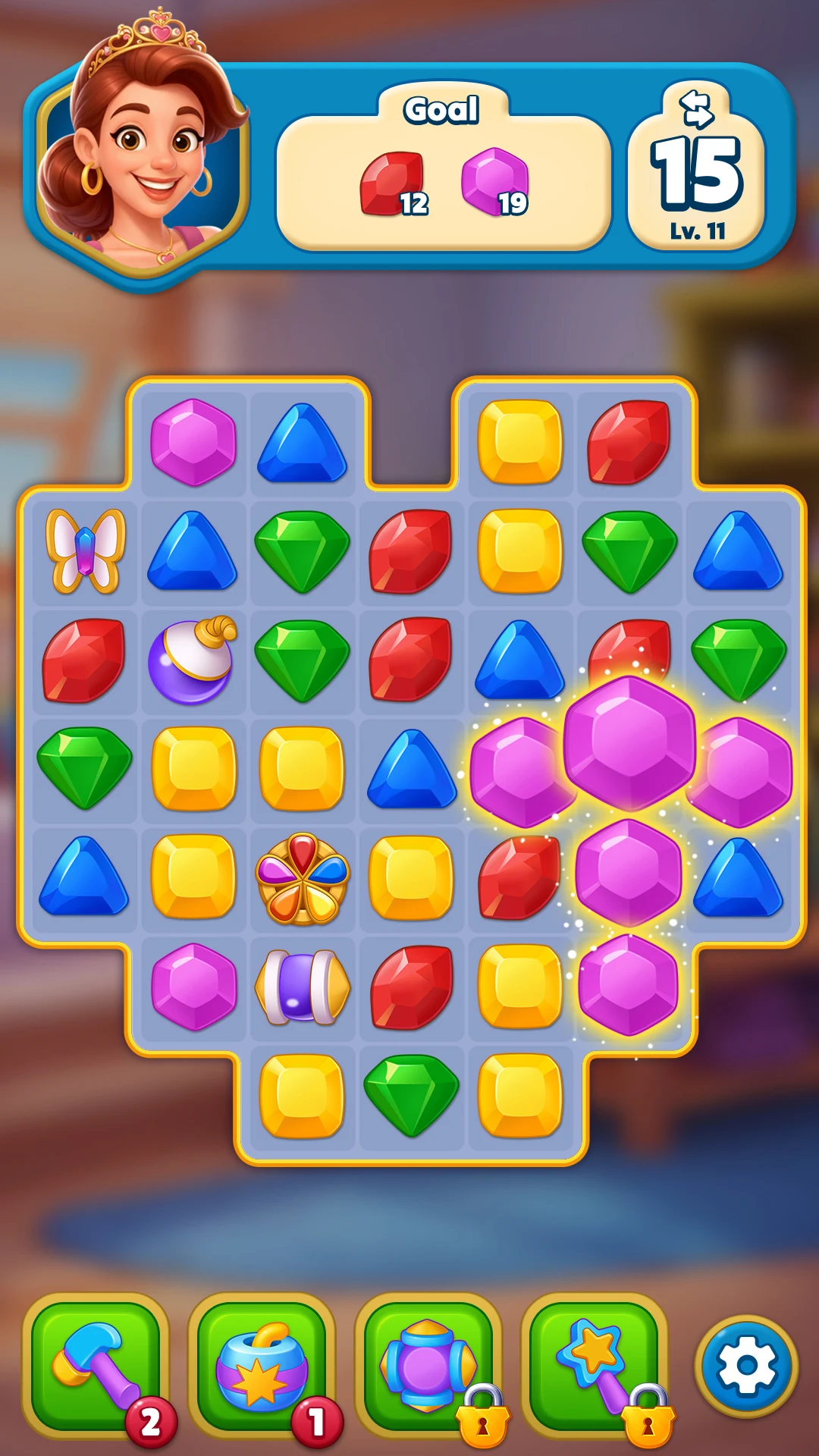 Jewel Match3 Decor Game screenshot