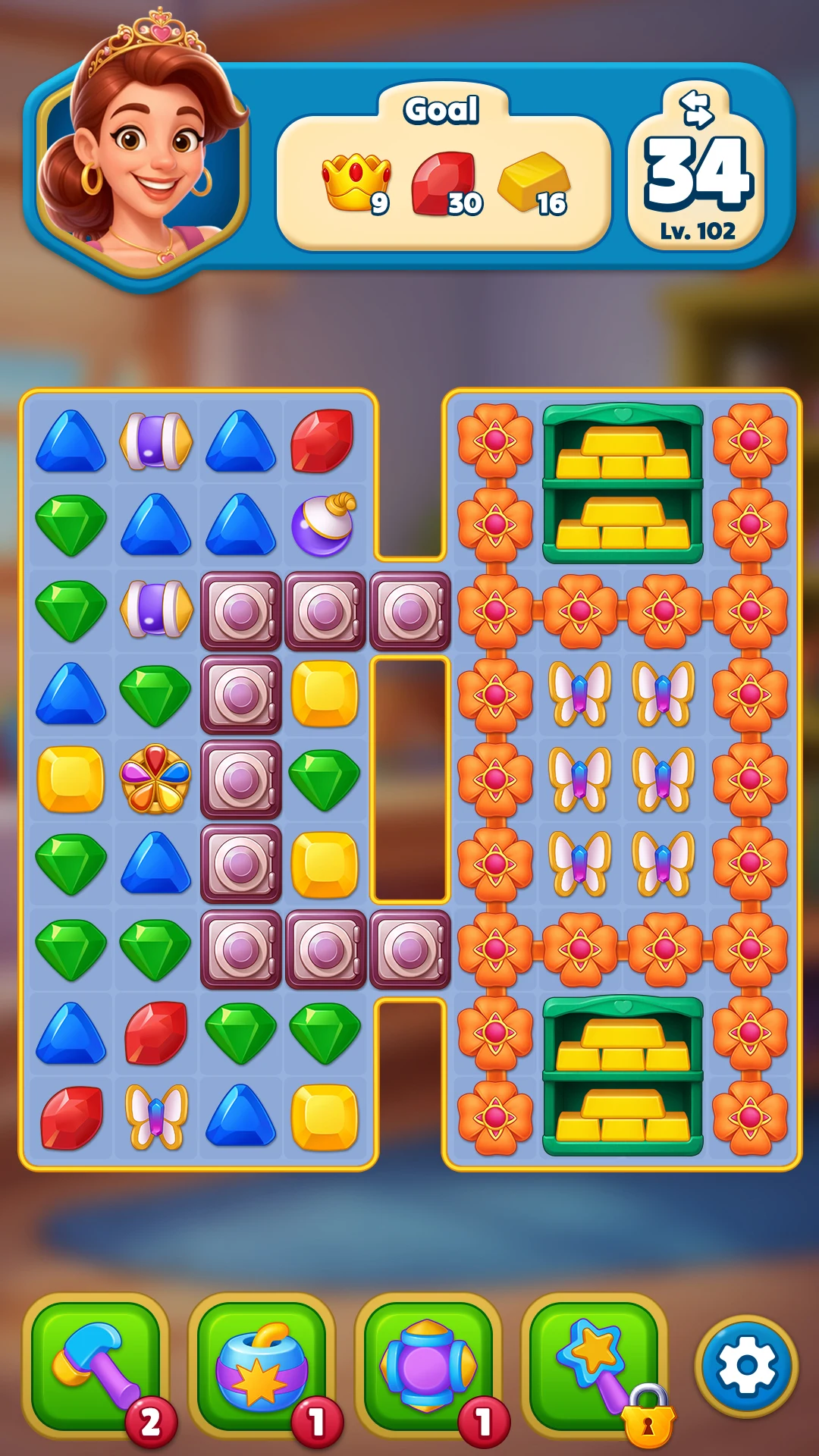 Jewel Match3 Decor Game screenshot